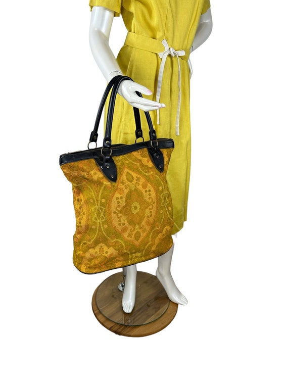 Tapestry handbags carpet bag sales