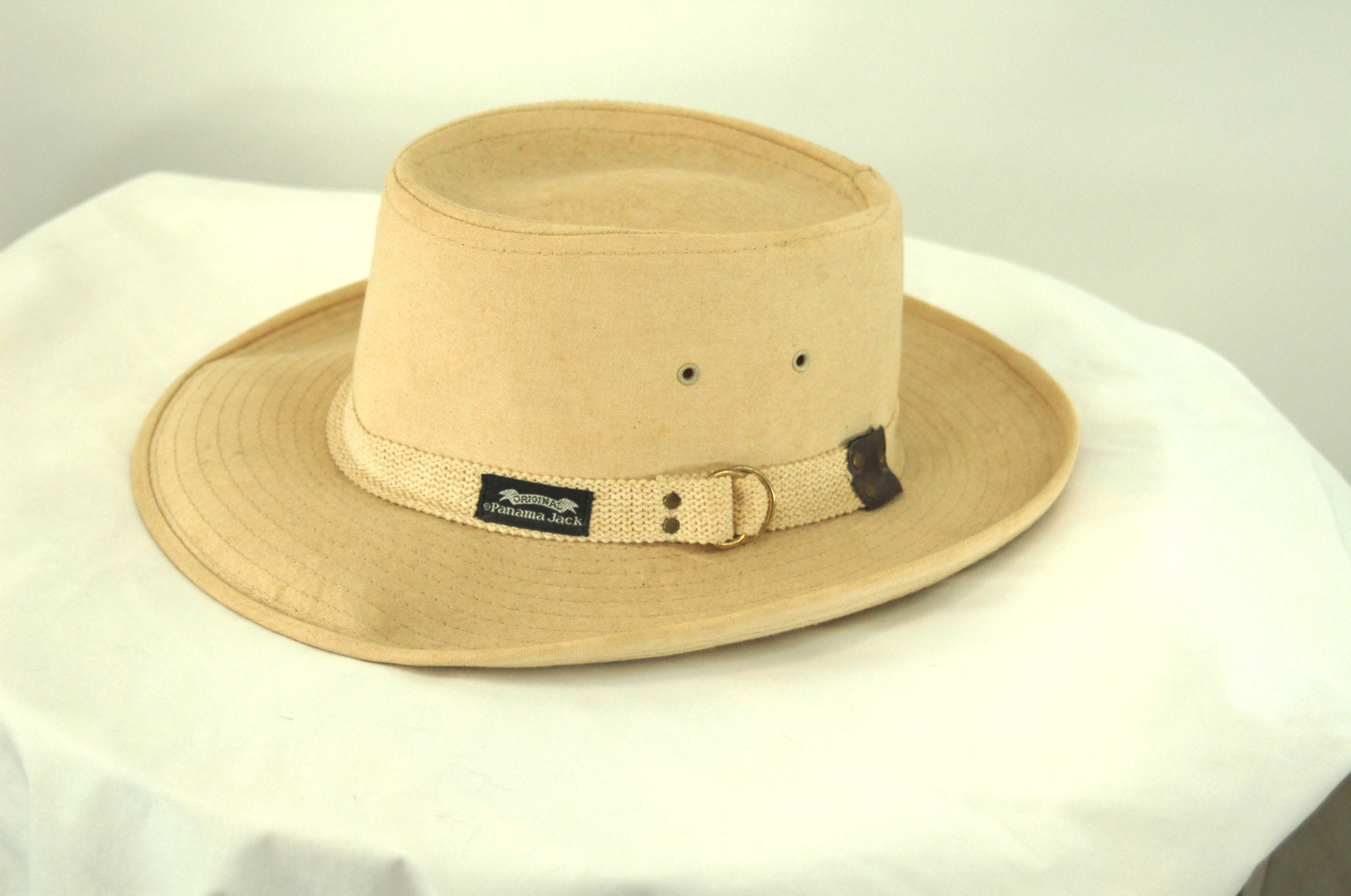 Vintage Original Panama Jack Hat Canvas 