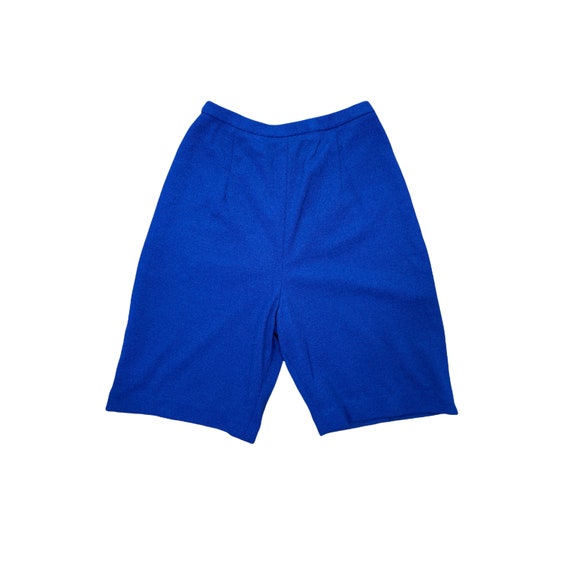 1960s nylon shorts stretchy navy blue Size S Small - image 1