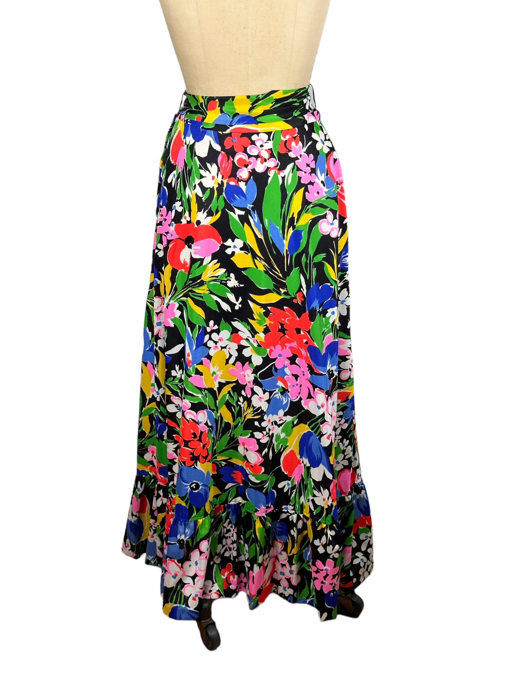 Cupio floral maxi skirt hot sale
