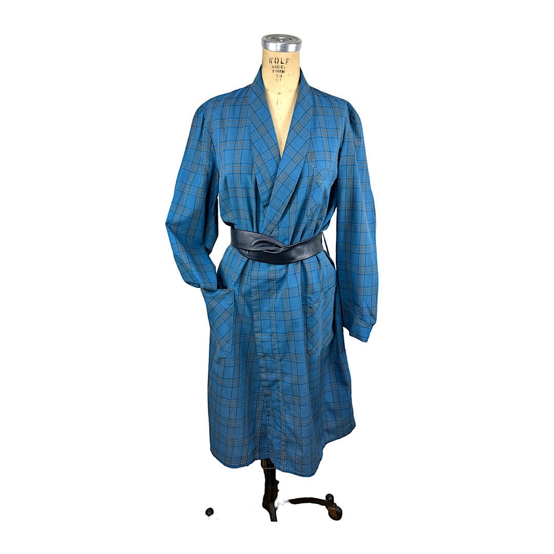 Vintage Robe Kimono Pajamas One Size Unisex Made by Towncraft Cotton-blend