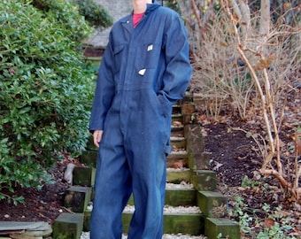 Big Mac JC Penney denim coverall overall mechanic workwear Size 44L