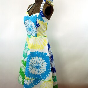 Vintage Lilly Pulitzer sundress halter dress big floral tropical print Size 2 Size Small image 6