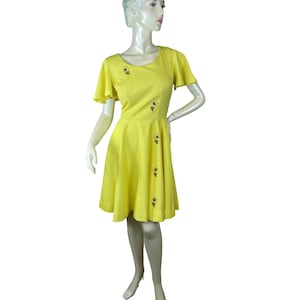 70s skater dress 300 713 Skater Dress Hippie Horsey 70s Float