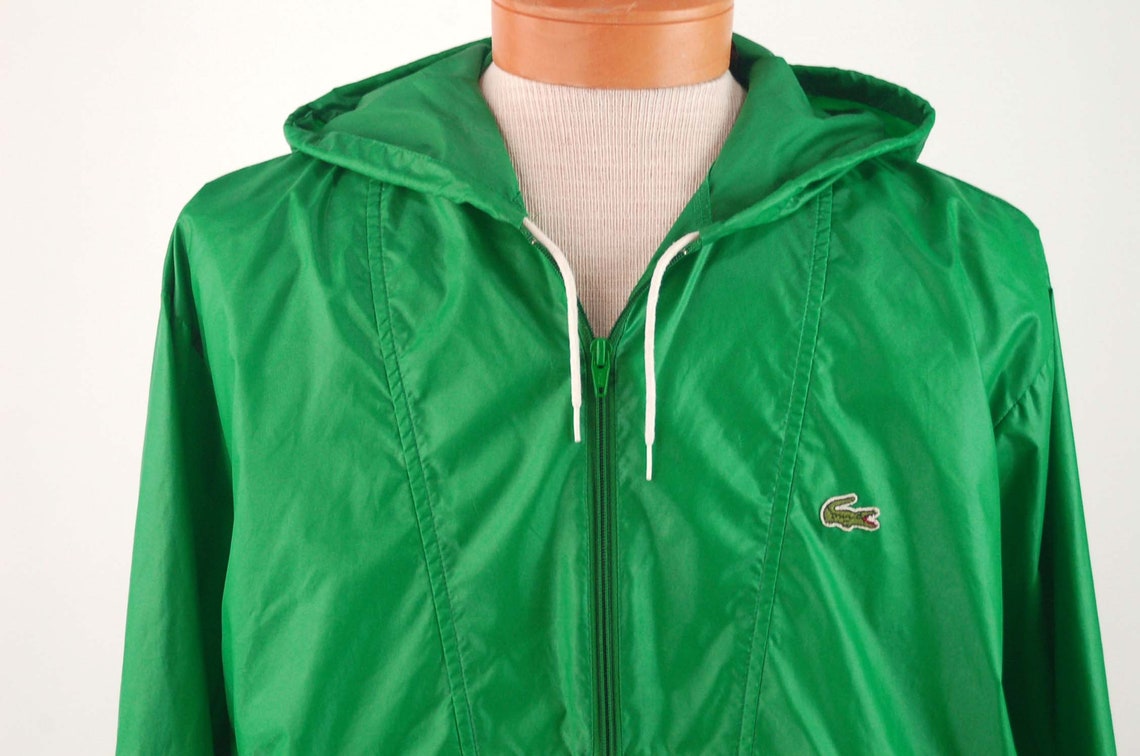 lacoste windbreaker green