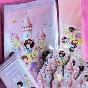 Princess-Themed Empty Chip Bags – Party Favors & Decorations
