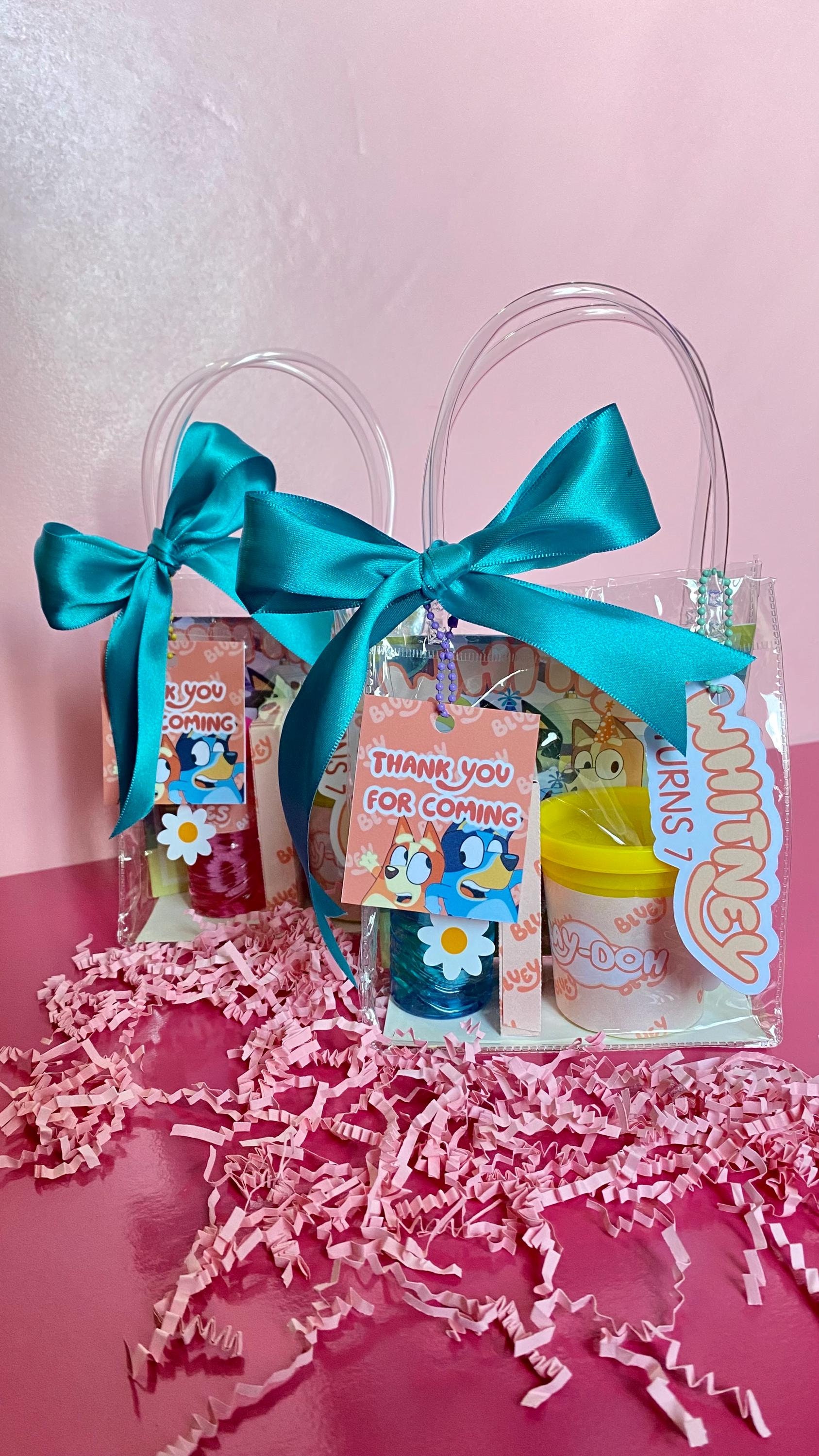Bluey Goodie Bag: Coloring, Crayons, Bubbles, Playdoh