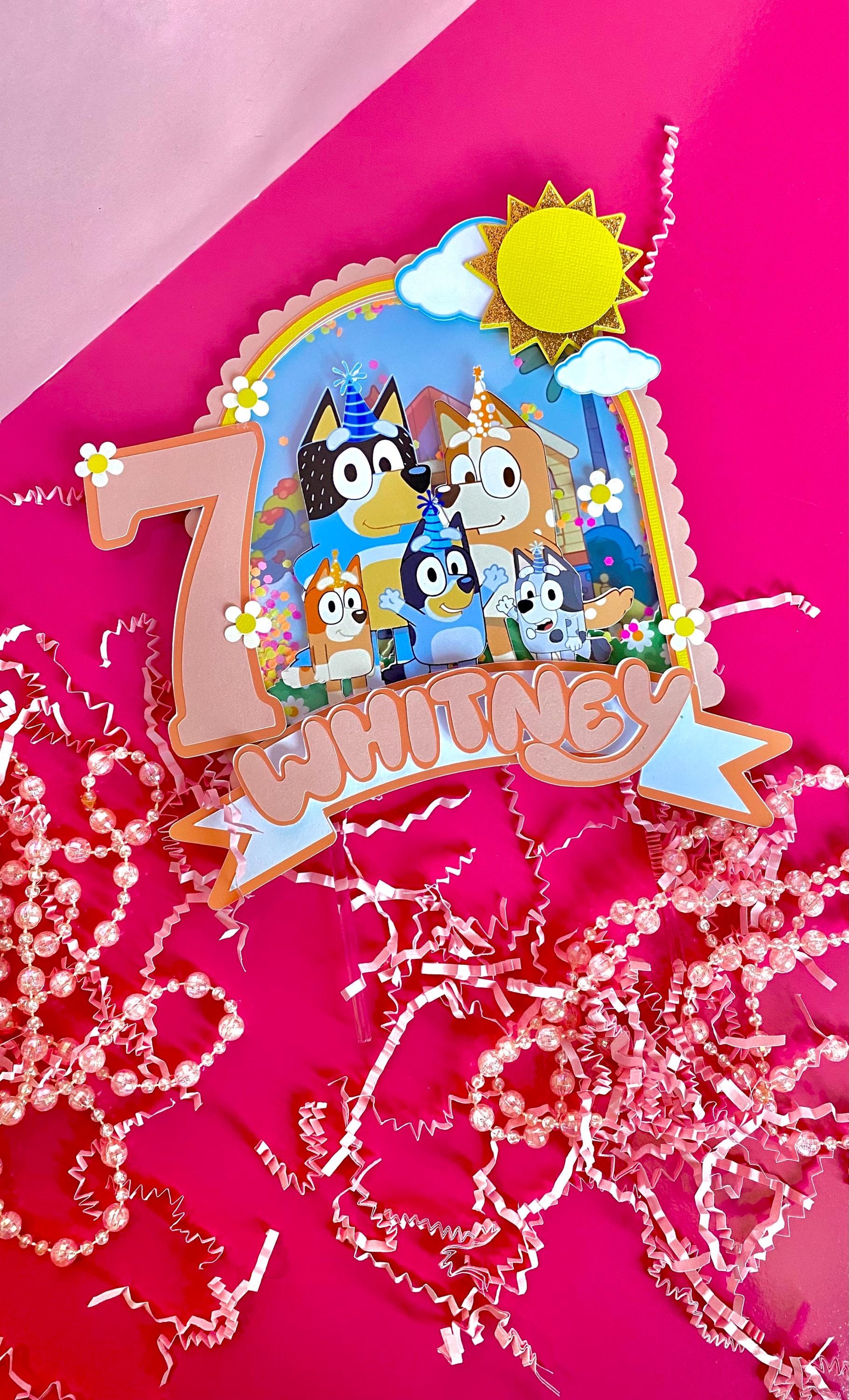 Bluey Cake Topper