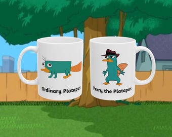 Made-to-order Handmade Ceramic Perry the Platypus Cup - Etsy