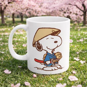 Mug Astier De Villatte - Couvercle Snoopy, Porcelaine Blanche - Japon - Occasion Bon état