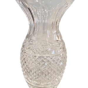 Vintage Waterford Crystal Glandore 7” Flower Vase