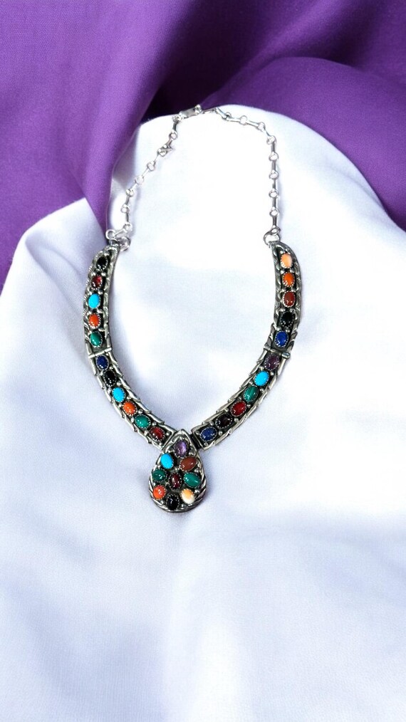 Vintage Navajo Priscilla Apache Paul Arviso Cabochon Gemstone