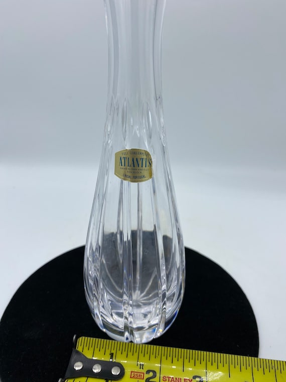 Vintage Atlantis Crystal Bud Vase - Etsy