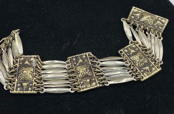 Vintage Sterling Silver 925 Gold Washed Cannetill… - image 2