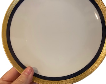 Vintage Winterling Echt Kobalt Scharffeur Winterling Porcelain Salad or Dessert Plate 7 3/4”