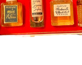 Vintage Les Grands Parfums De France Autour Du Monde Set of