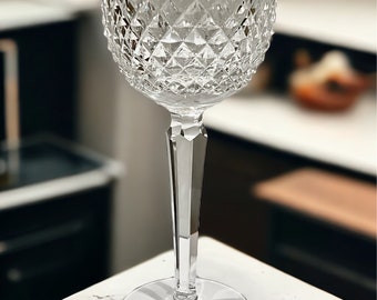 Vintage Waterford Crystal Alana Hock Wine Goblet 7 3/8”  Free Continental USA shipping