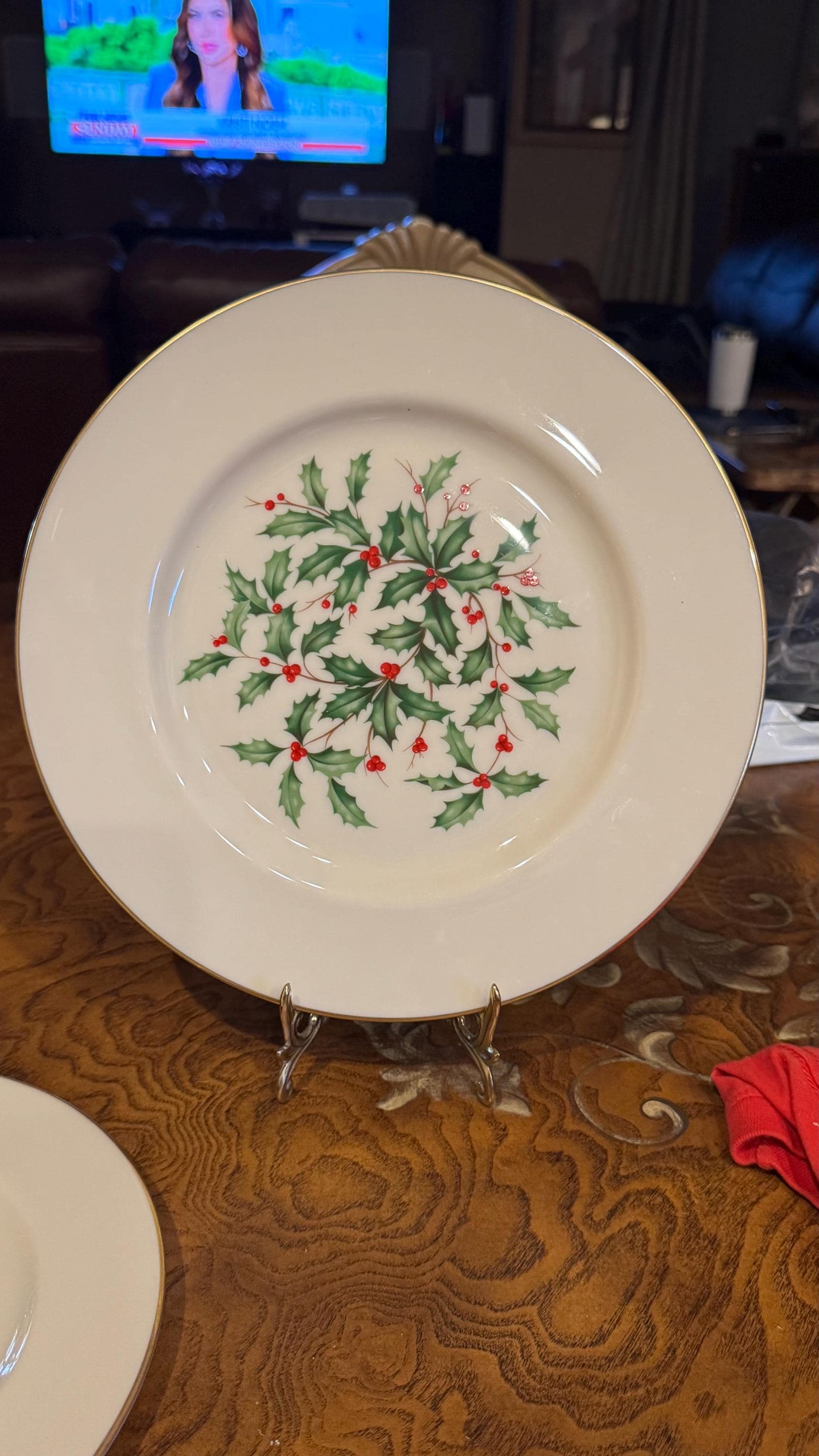 Lenox holly salad plates - Etsy 日本