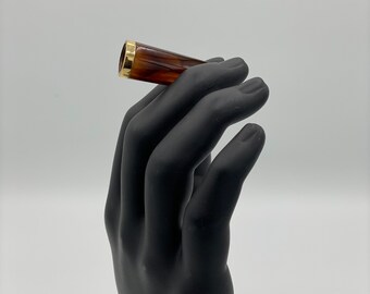 Vintage French Bakelite and 18K Gold Cigarillo Holder 9/16&quot;