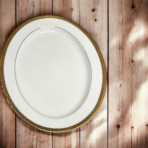 Vintage Noritake Essex Gold Large Serving Platter