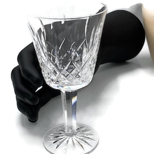 Vintage Waterford Lismore Crystal Claret Wine 5 7/8” Glass