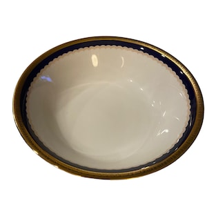 Vintage Winterling Echt Kobalt Scharffeur Winterling Porcelain Vegetable Serving Bowl