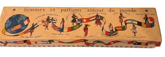 【アンティーク】Grands Parfums de France Vintage Les Grands Parfums De France Autour Du Monde Set of