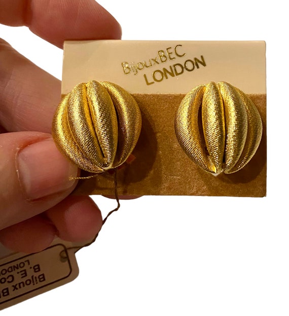 Vintage Chunky Bijoux BEC B.E. Cook London Gold P… - image 3