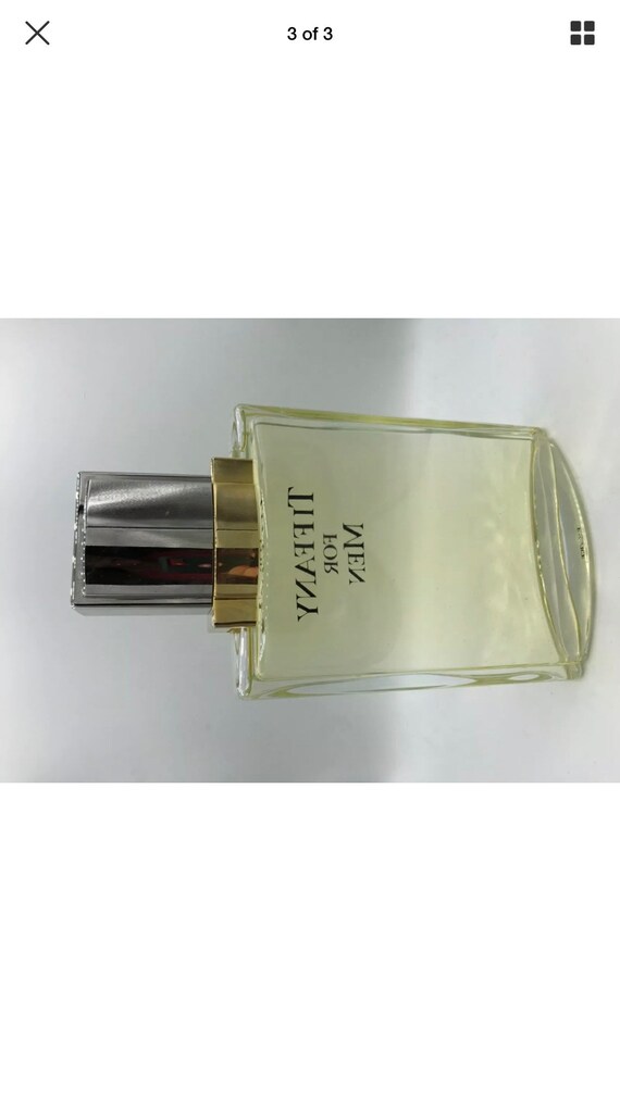 Vintage Large TIFFANY FOR MEN Cologne Factice Bottle Display