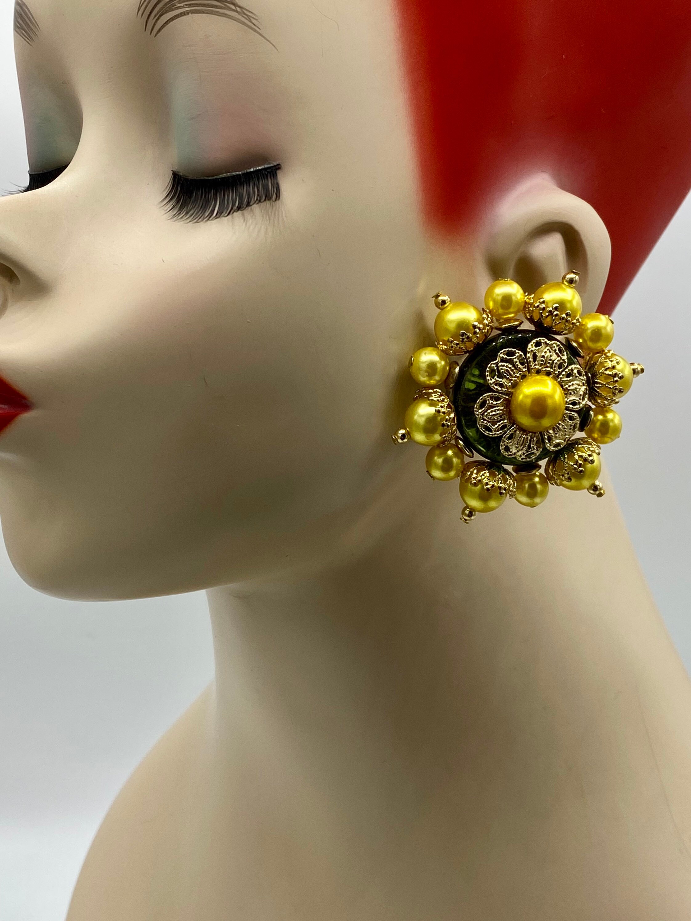 Lucite earrings etsy clearance