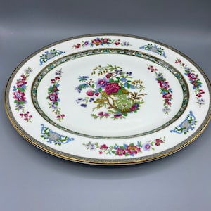 Vintage Paragon China Tree of Kashmir Oval Serving Platter 14”