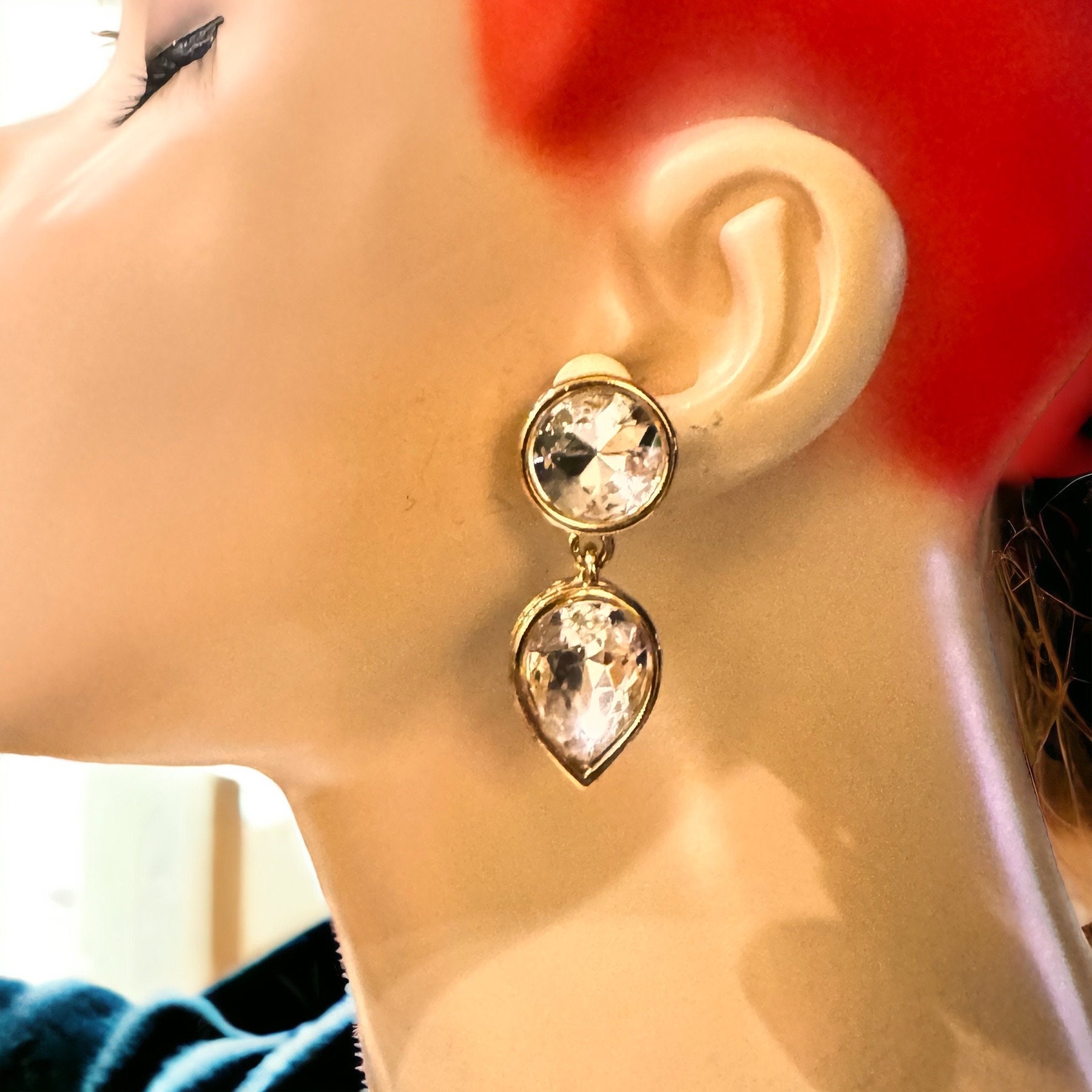Givenchy hotsell swarovski earrings