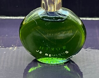 Vintage JE Reviens Worth Lalique 2 Oz Eau De Cologne 1/8 Oz