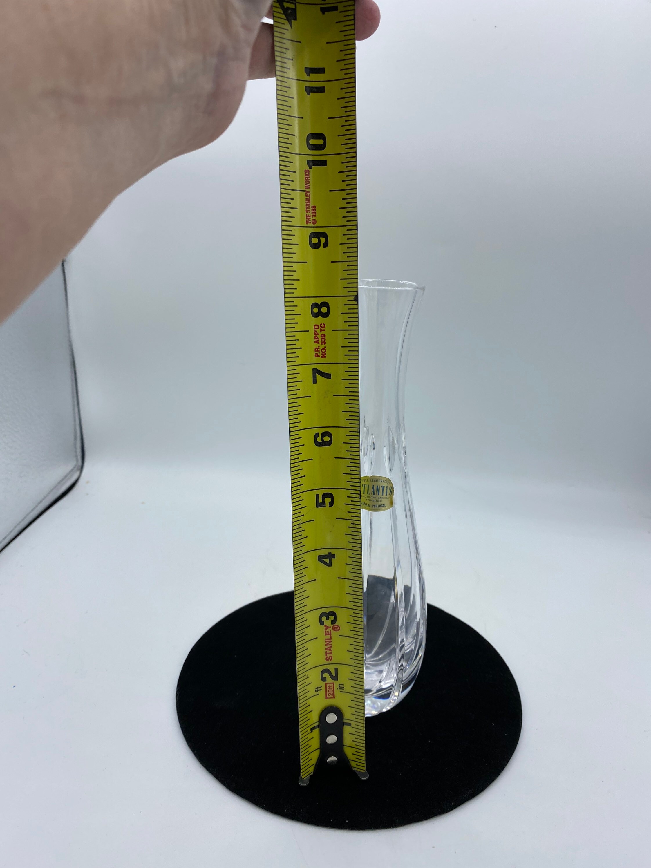 Vintage Atlantis Crystal Bud Vase - Etsy