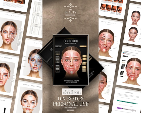 DIY Botox Guide & Beginners Mini Training Manual for Personal Home Use - Instant Download PDF Ebook