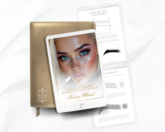 Shadow Brows PMU Training Manual, Editable Course Guide (Instant Download, 174 Pages)