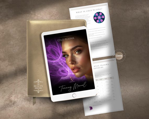 Cold Plasma Training Manual | Editable Training Course | Canva Template | Instant Download | Skin & Hair  Rejuvenation Guide
