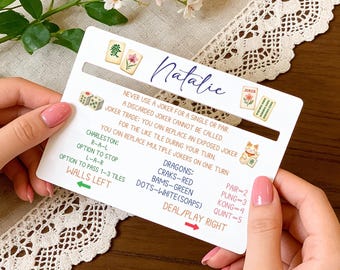 Acryl Mahjong Line Reader, Mahjongaccessoires, Mahjong Line Finder, Mahjong Lover Gift, Gepersonaliseerde Mahjongcadeaus, Mahjongcadeaus voor Haar