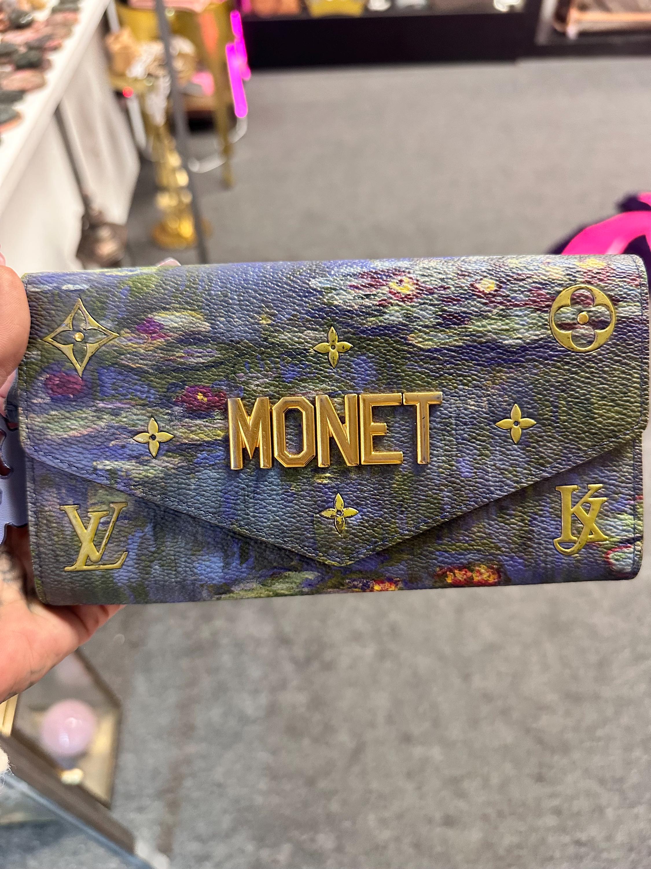 Louis Vuitton Masters Edition 'MONET' Sarah Wallet Jeff Koons