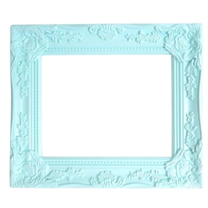 Light Blue Frame, French Cottage Frame, Vintage Style Farmhouse Frame, Aqua Blue Wood Frame, Cottage Decor, 8x10 Frame, Victorian Wall Frame