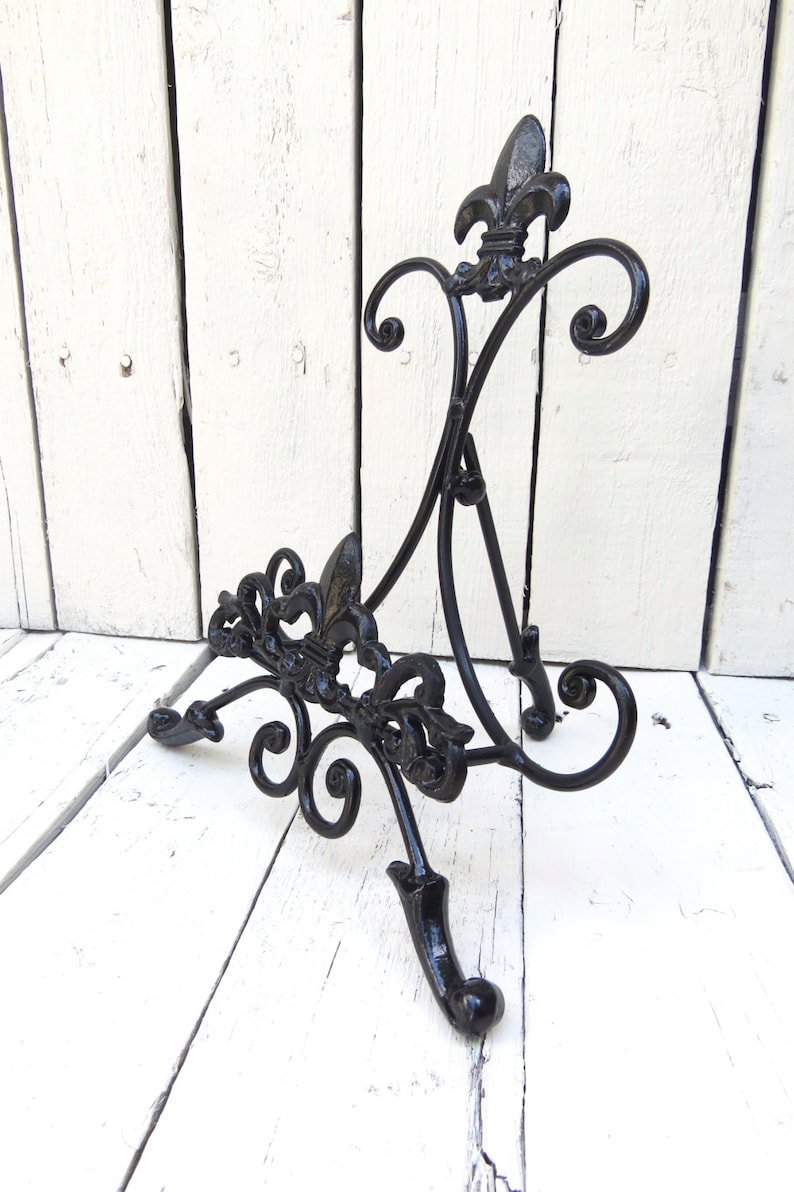 Black Metal Easel Picture Easel Book Stand Art Prop Etsy