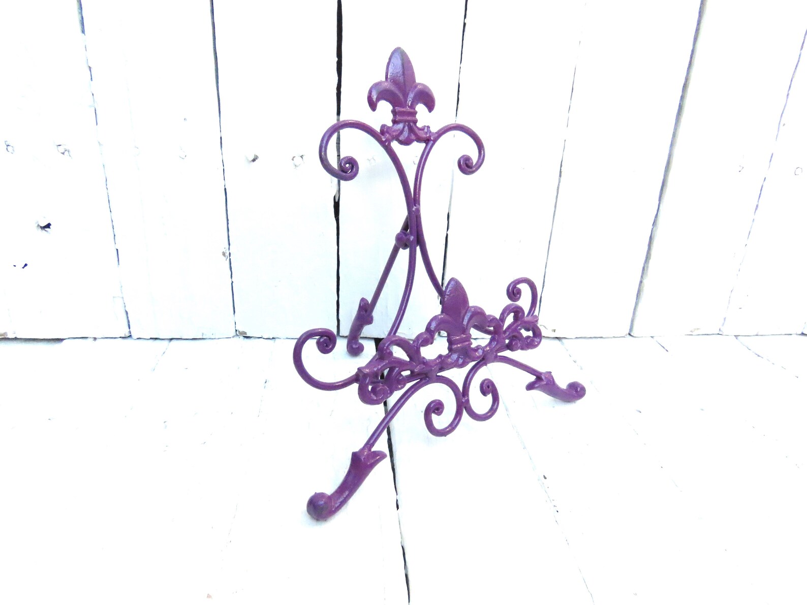 Purple Metal Easel Picture Easel Book Stand Art Prop Etsy