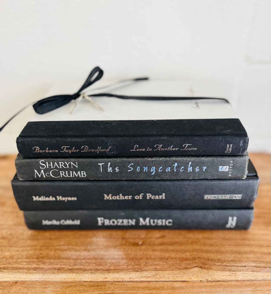 Black and White Books, Decor Book Stack, Vintage Book, Books for ...