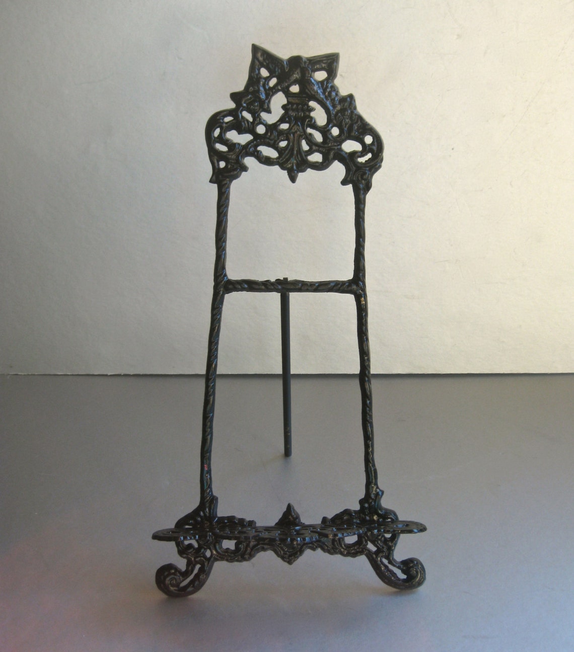 Black Easel Vintage Easel Metal Easel Book Stand Art Prop Etsy