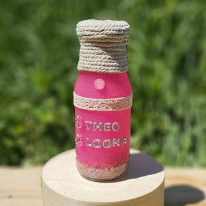 Dzień Matki | Dzień Matki | pomysł na spersonalizowany prezent na Dzień Matki | personalizowana dekoracja imienia oryginalna butelka magiczny prezent