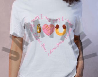 Valentines Day I Love You Conchas,Churro,Corn