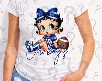 Dallas Cowboys Betty Boop