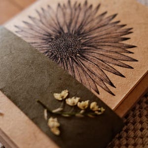 Handmade Floral Notecard Set | Daisy