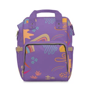 Multifunctional Nylon Diaper Backpack: Stylish Baby Bag Organizer