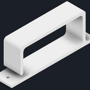 3D Print Cable Management Mount STL File Sleek Under Desk Organizer for Neat Cable Free Workspace 3d Print